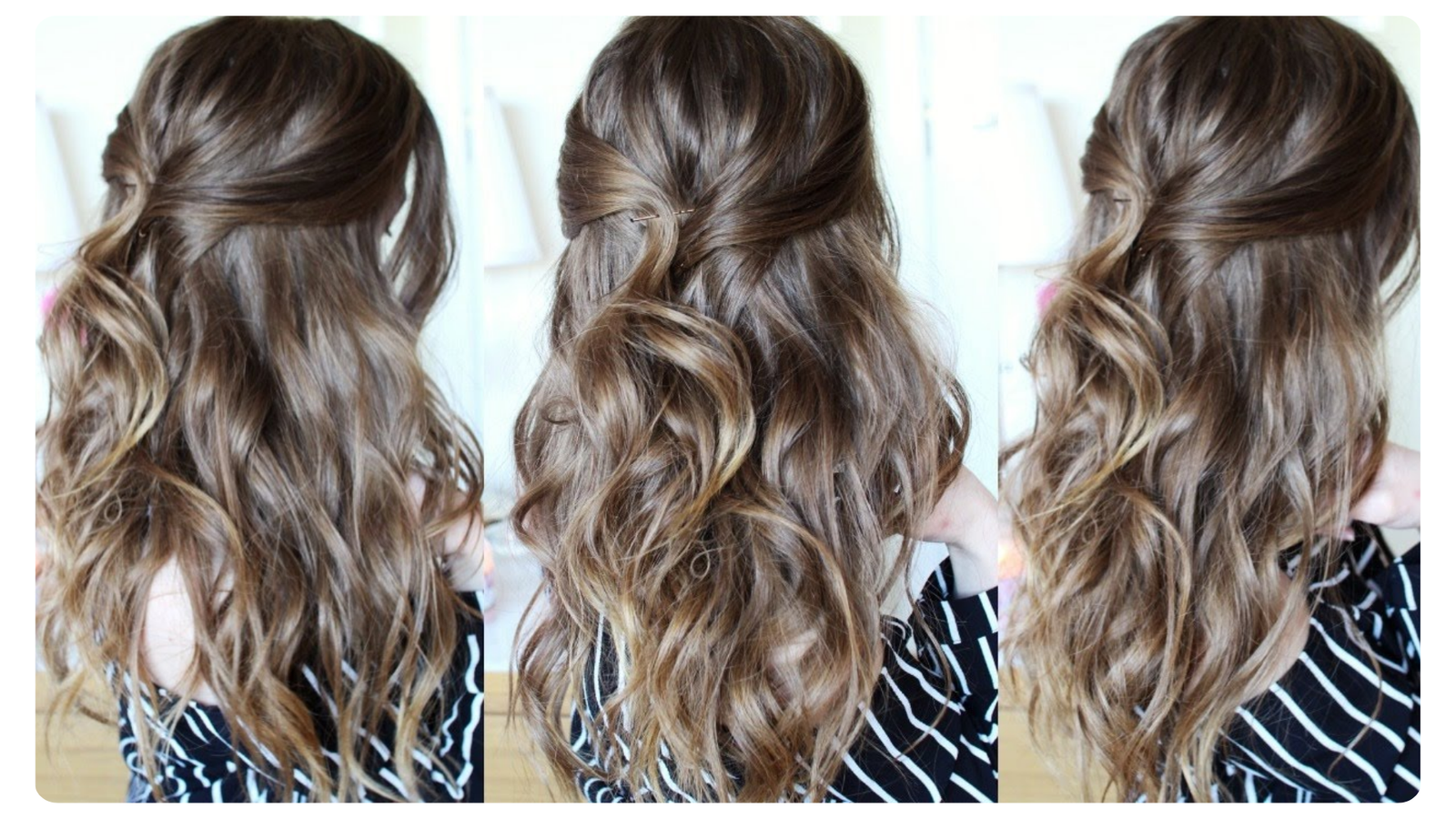 Beachy wavy hair