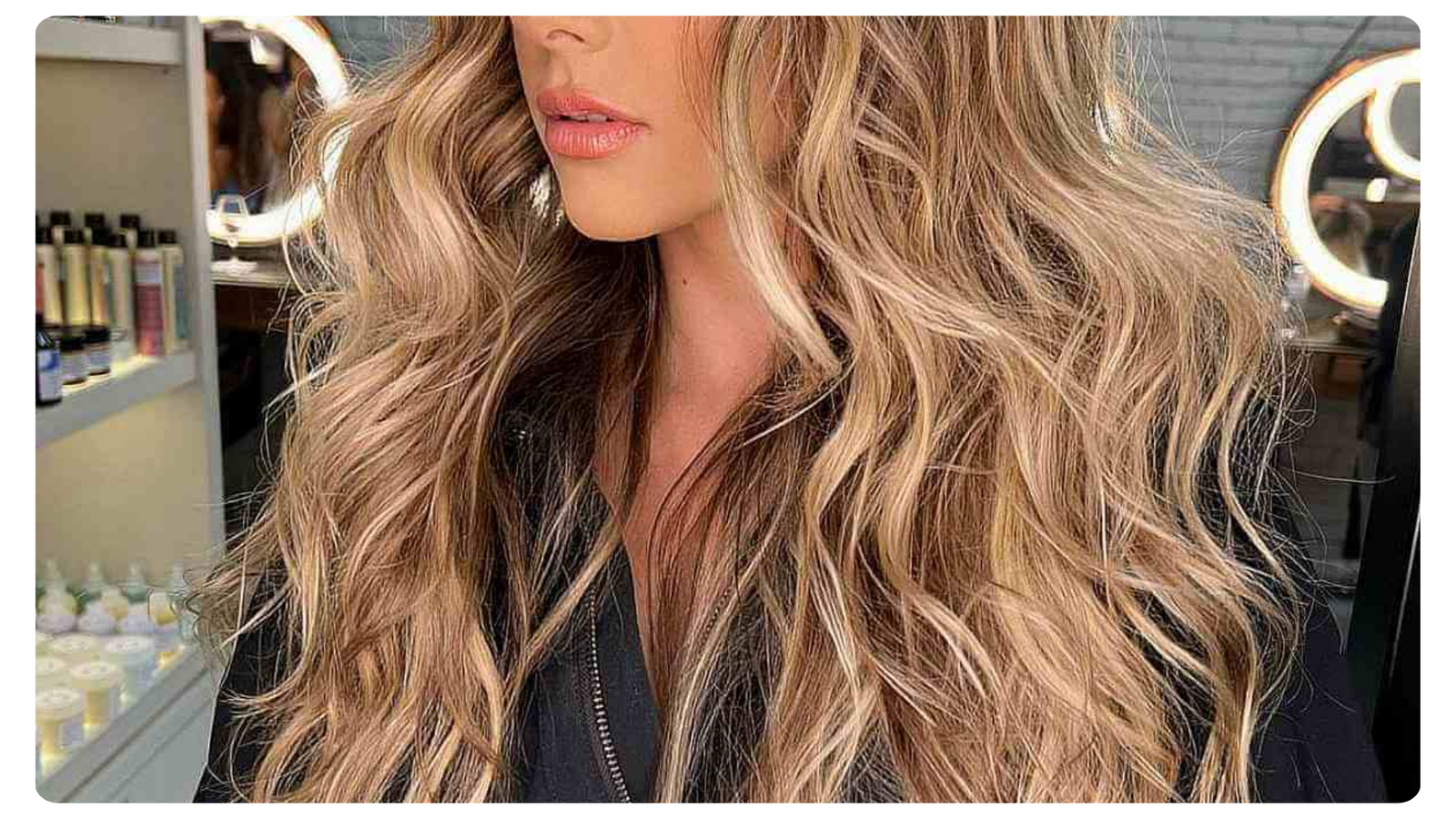 beach wavy hair