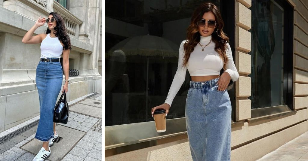 Best Denim Skirts Trending