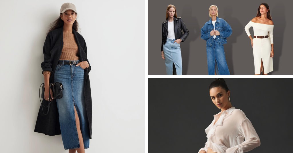 Best Denim Skirts Trending