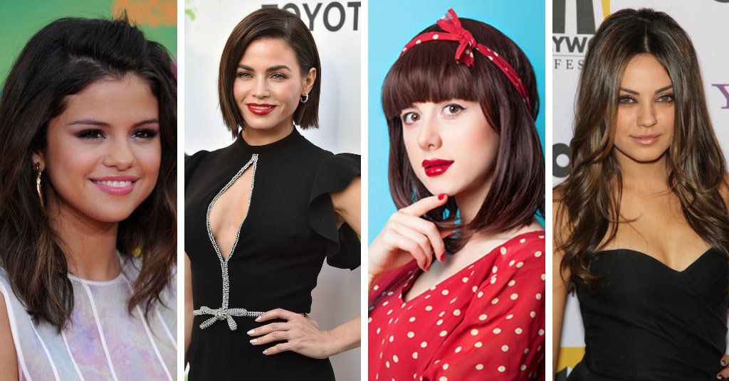 Hairstyle for round face to look slim