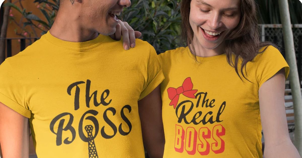 Couple t-shirts outfits 