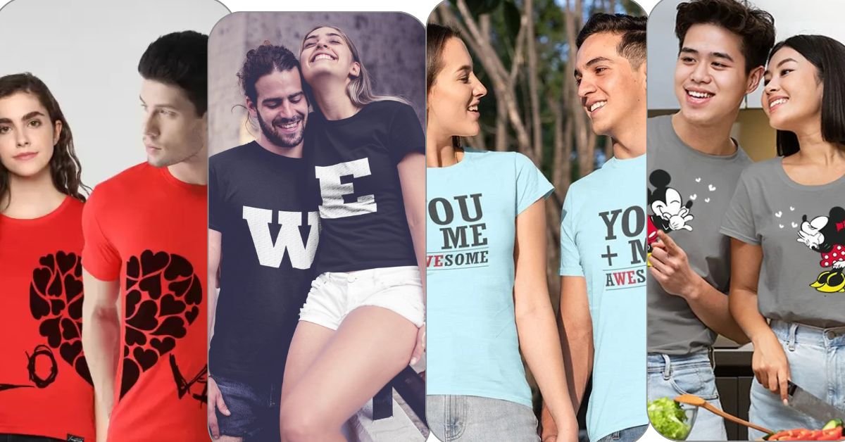 Couple t-shirts outfits