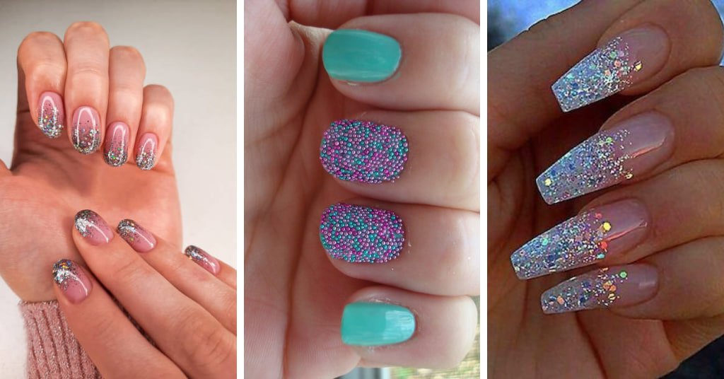 Dazzling Fingertips - Unveiling the Latest Glitter Nail Art Trends