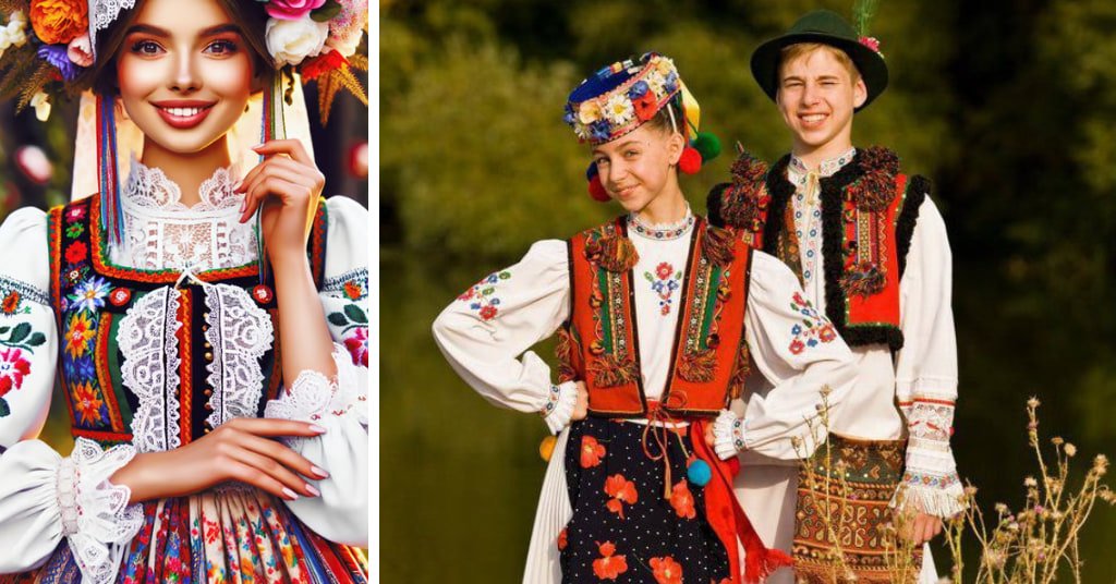 Stunning Polish Folk Costumes 