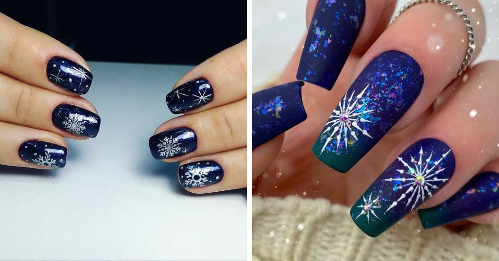Best Snowflake Nail Art Designs