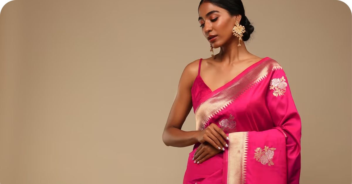 Fuchsia Pink Blouse Design