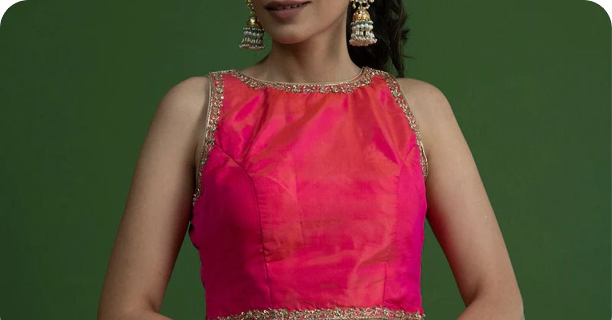 Fuchsia Pink Blouse Design