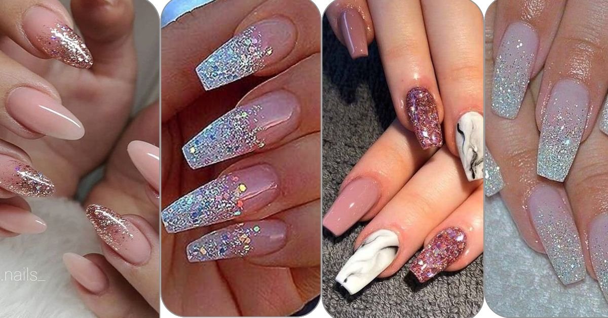 Glitter Nail art