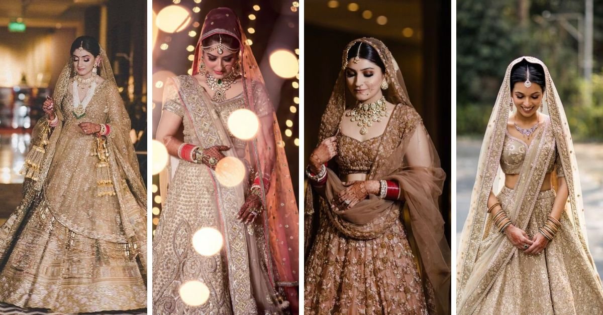 Golden Bridal Lehenga