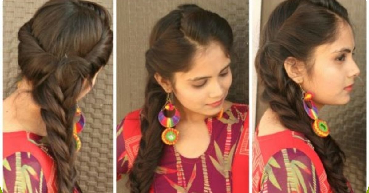 Hairstyles For Long Hair On Kurti