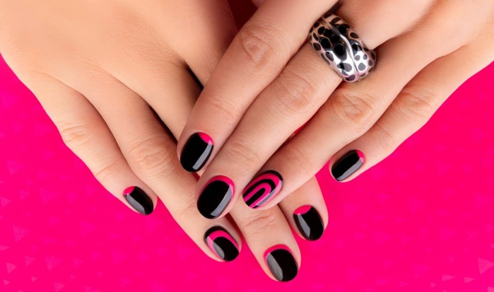 Hot Pink and Black