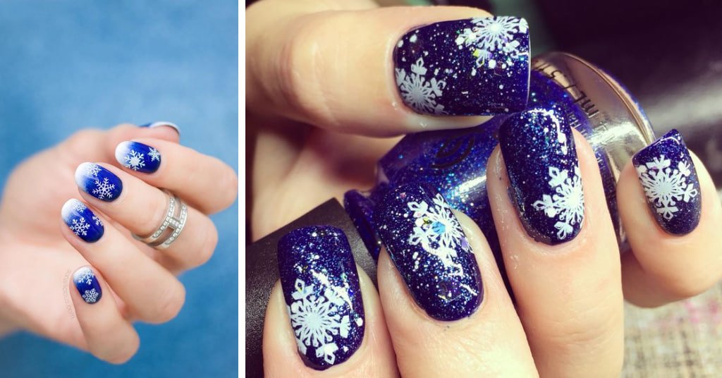 Best Snowflake Nail Art Designs