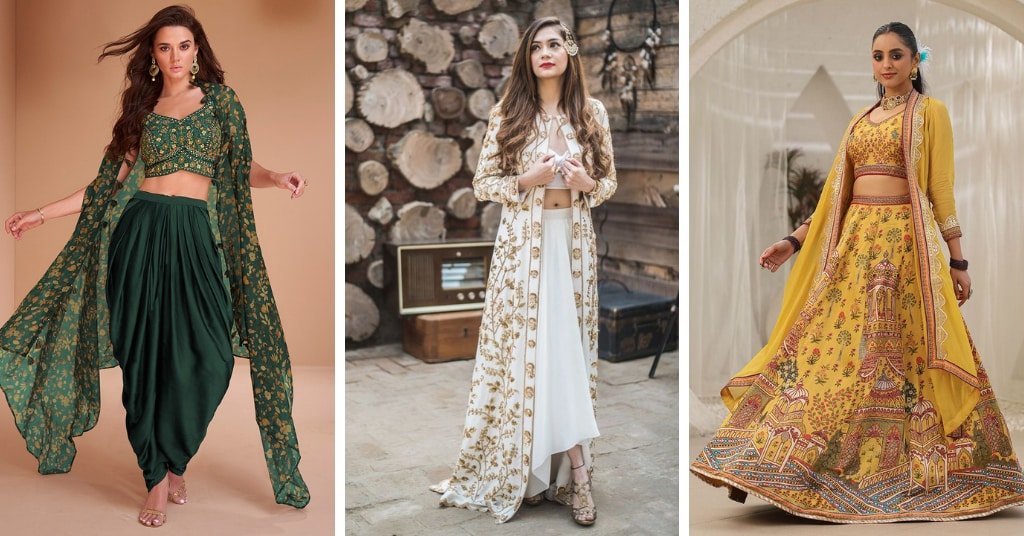 Best Indo-Western Mehndi Outfits For Brides