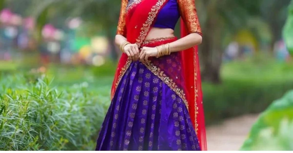 New Model Pattu Half Sarees