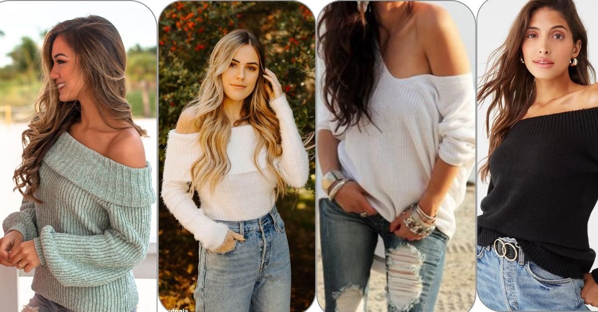 Off-shoulder sweaters