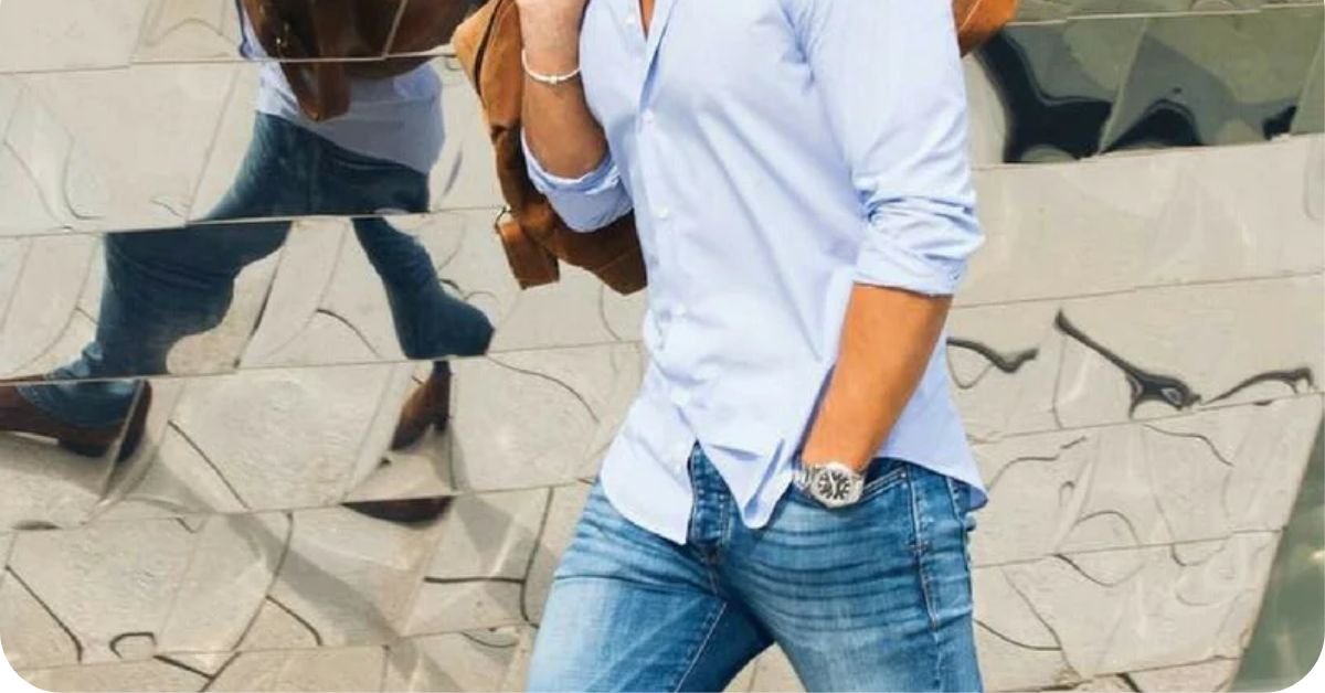 Party wear look for men