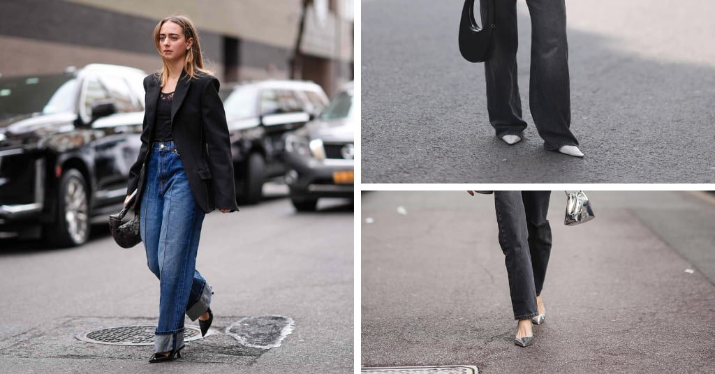 How To Wear Kitten Heels With Jeans