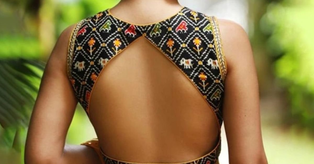 Puff blouse back designs