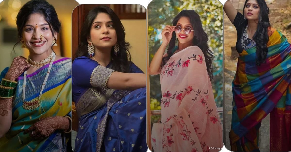 Samridhi Kelkar saree looks