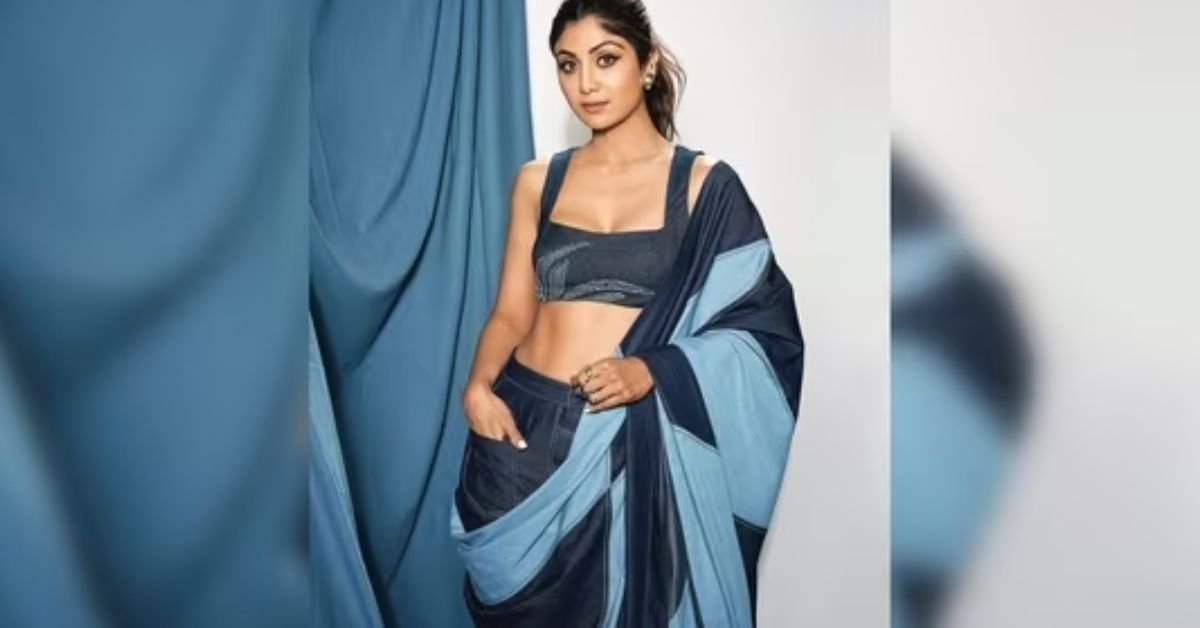 Shilpa Shetty's Saree: Denim