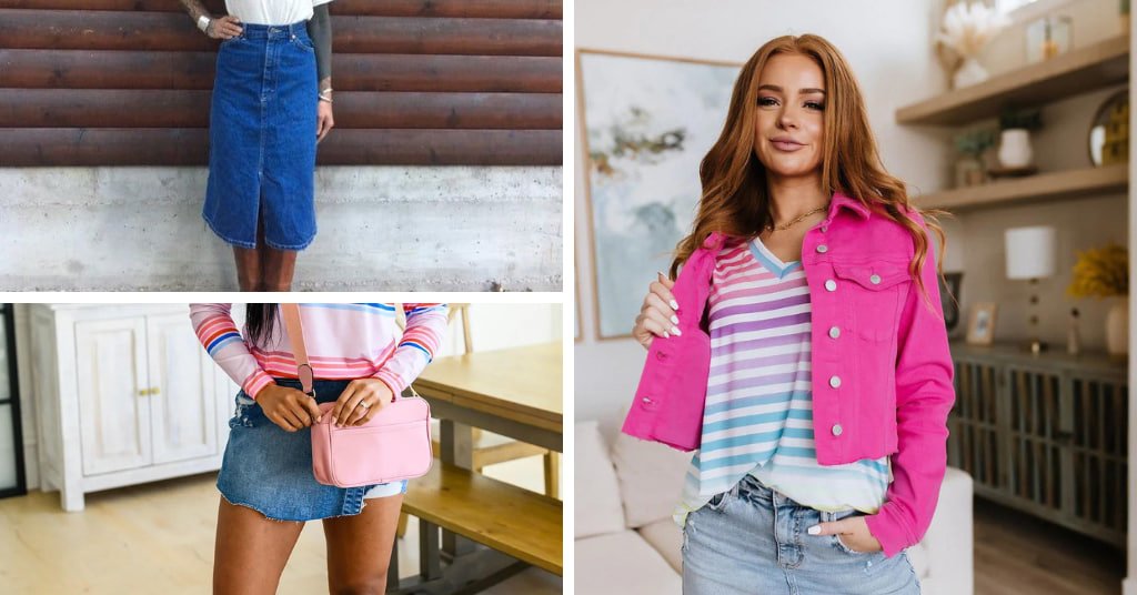 How To Style a Denim Skirt In 15 Different Ways 