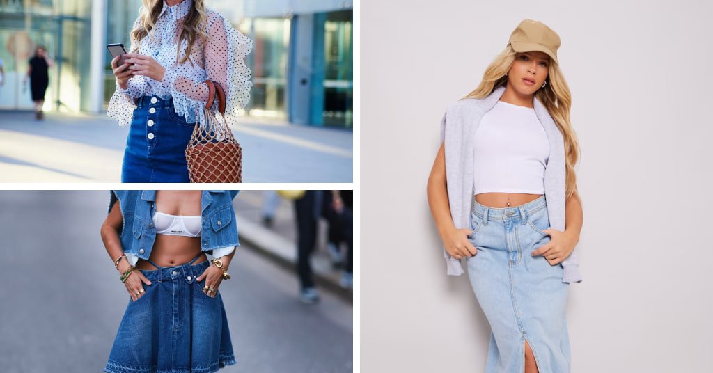 Best Denim Skirts Trending