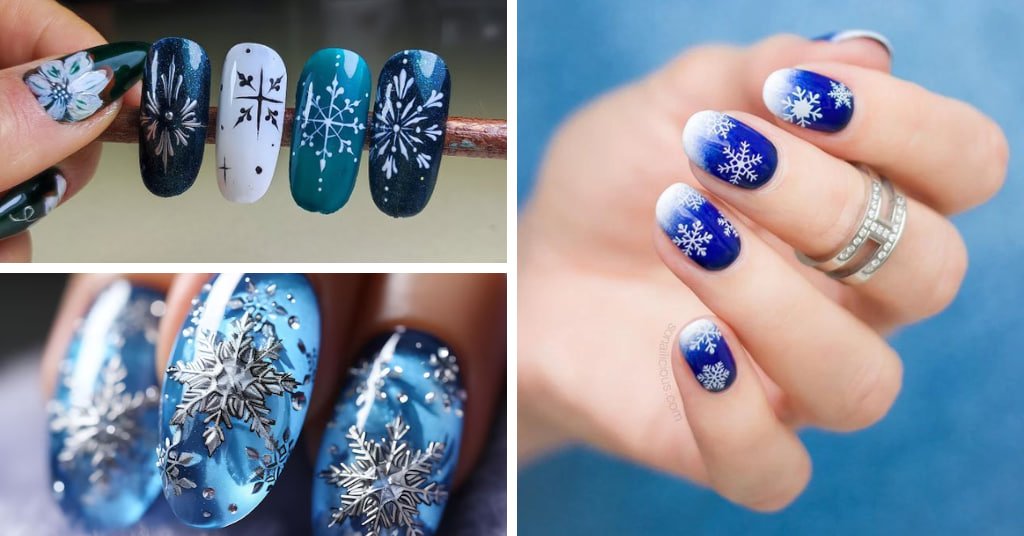 Best Snowflake Nail Art Designs