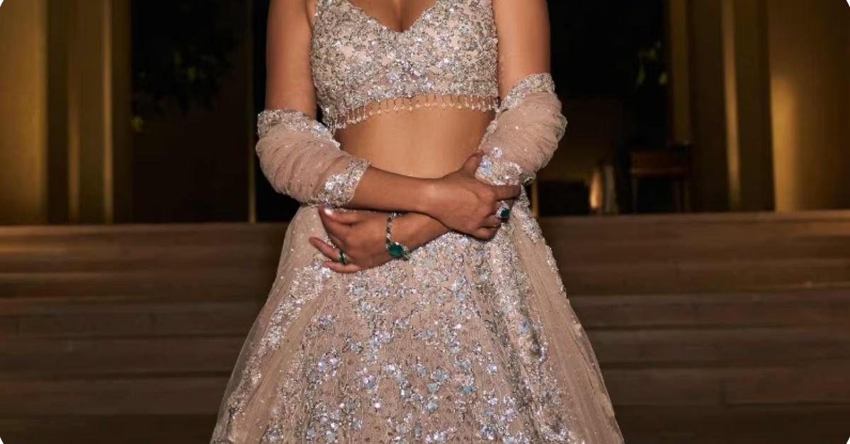 golden bridal lehenga