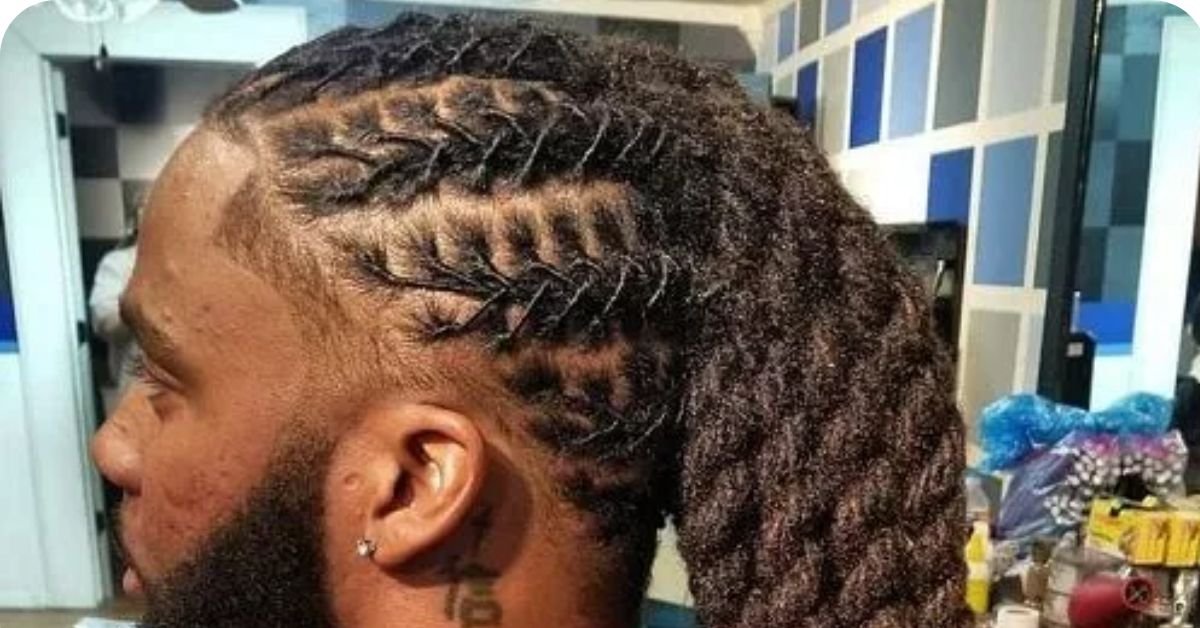 hairstyle for long hair on men