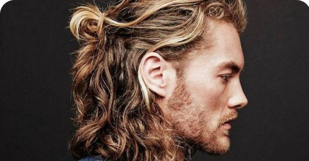 hairstyle for long hair on men