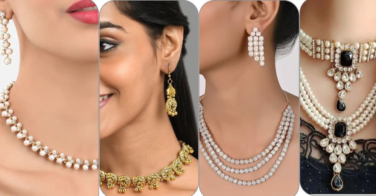 neck piece and earring set