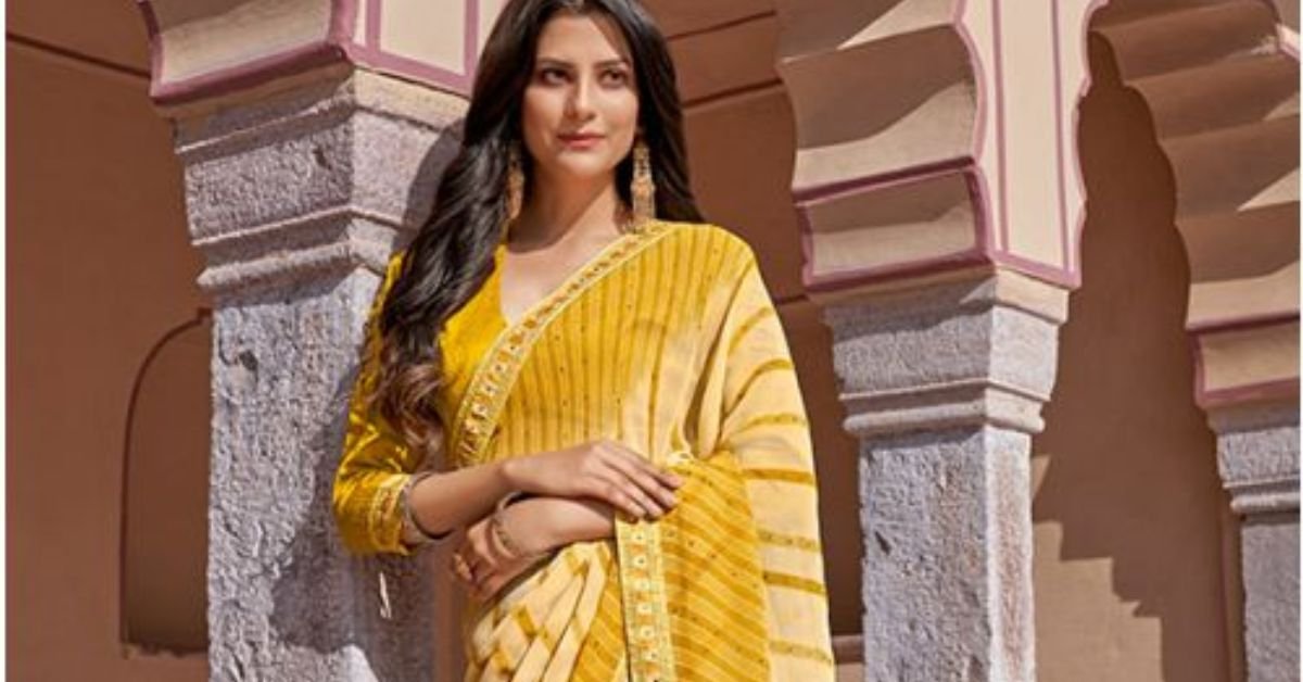 Pastel Color Saree Design Ideas