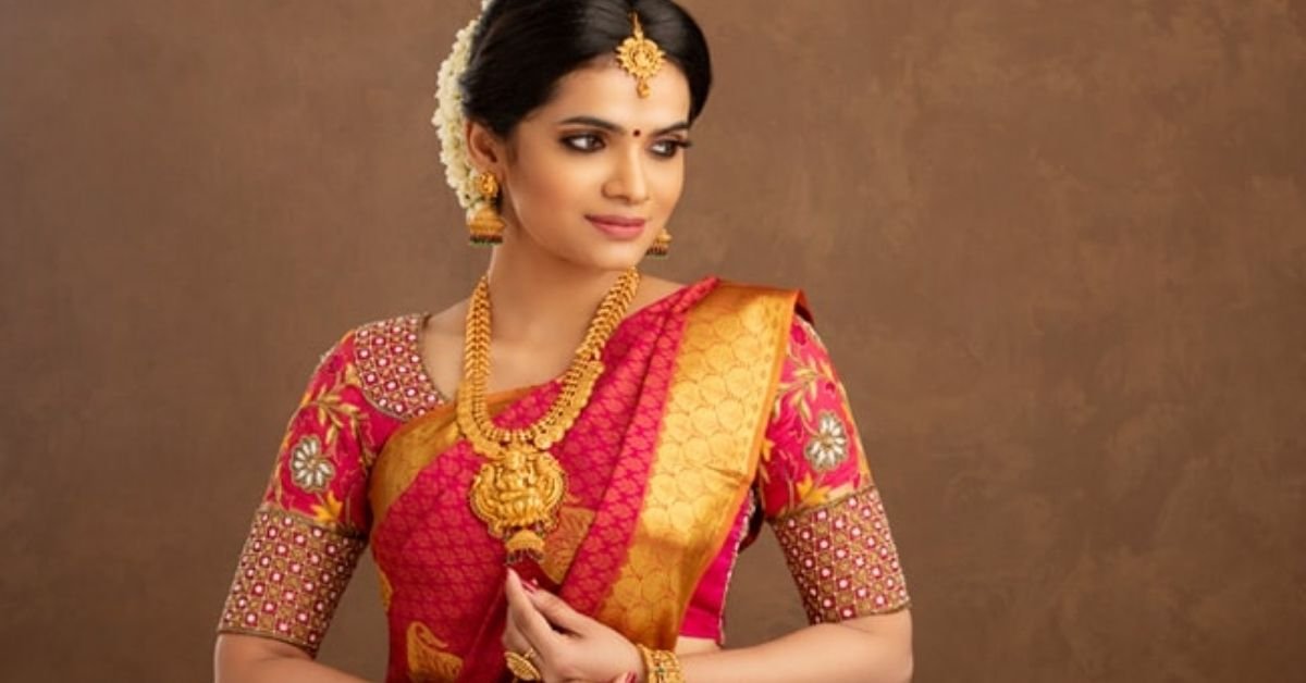 Banarasi saree blouse design