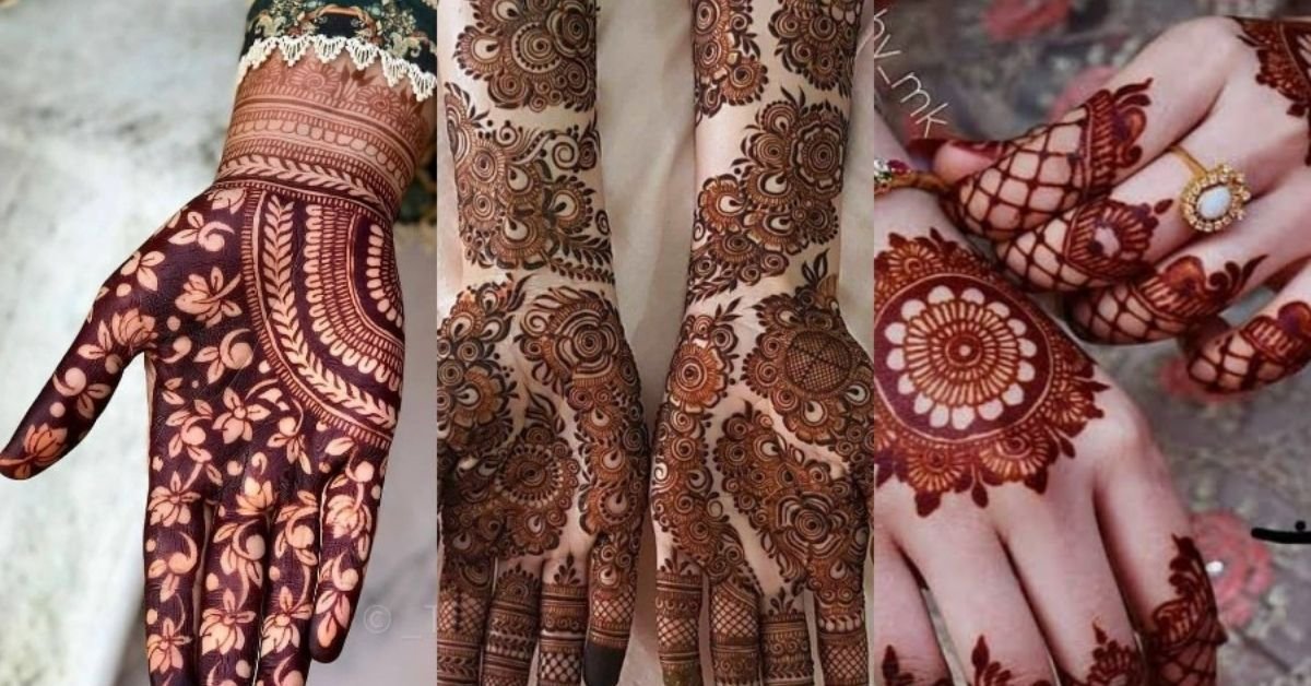 mehendi flower designs