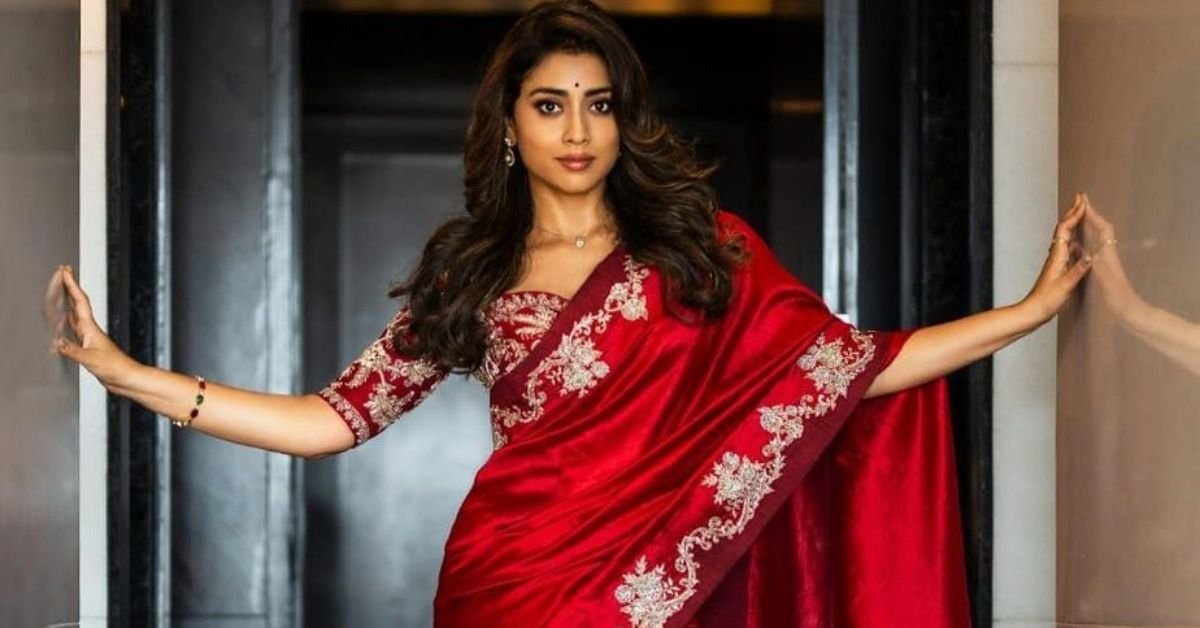 shriya saran in saree