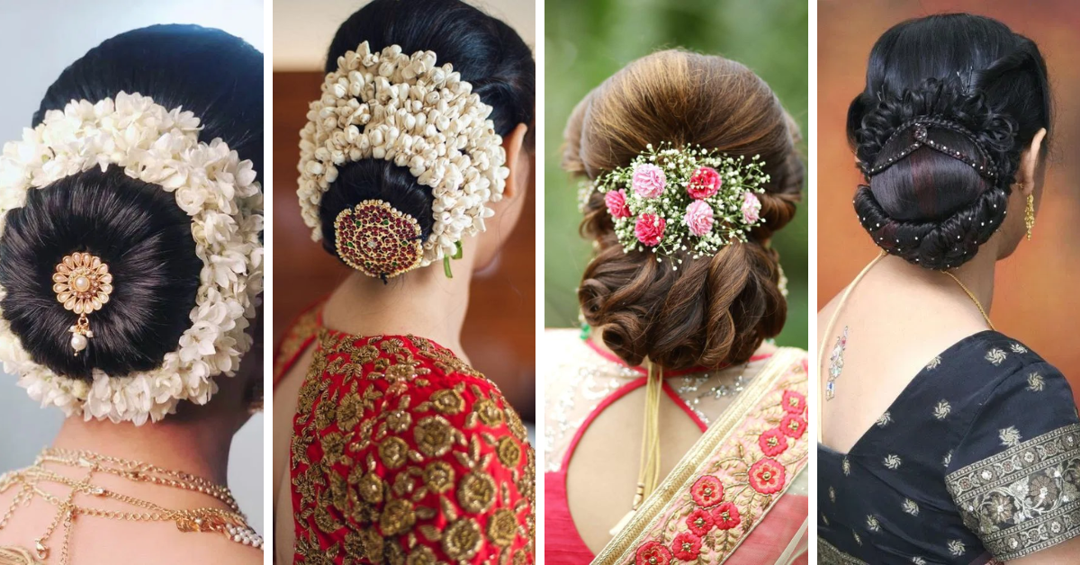Traditional Indian Bun Hairstyles