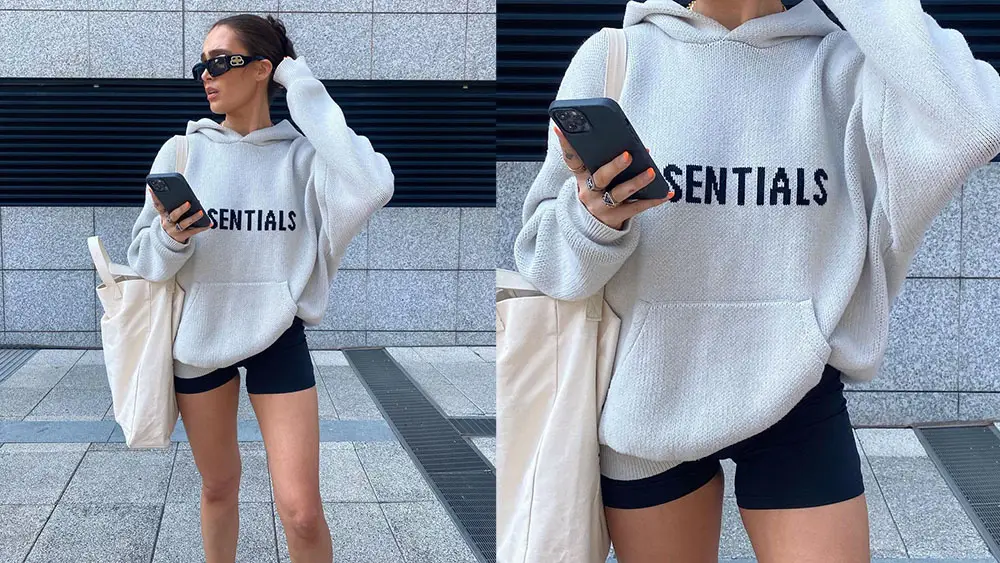 Hoodie + Biker Shorts