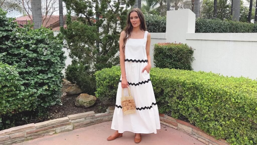 Sleeveless Top with Long Skirt