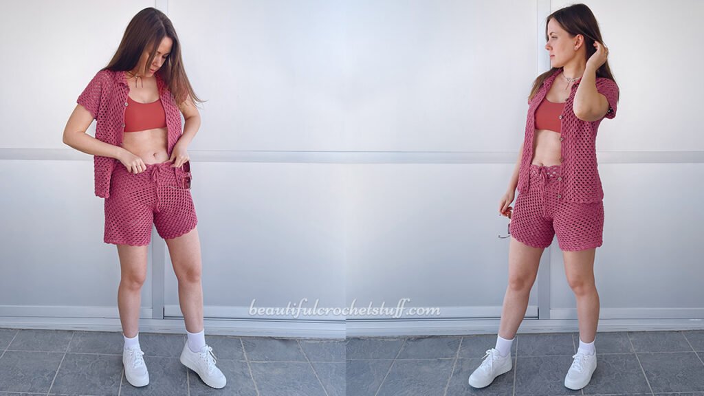 Crochet Top + Shorts