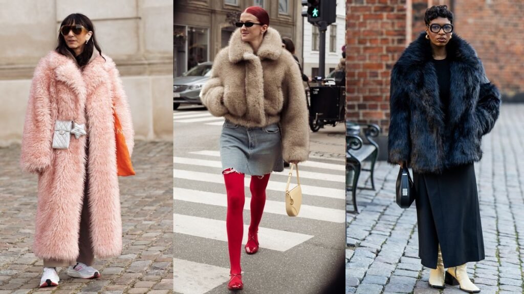 Faux Fur Drama Coats