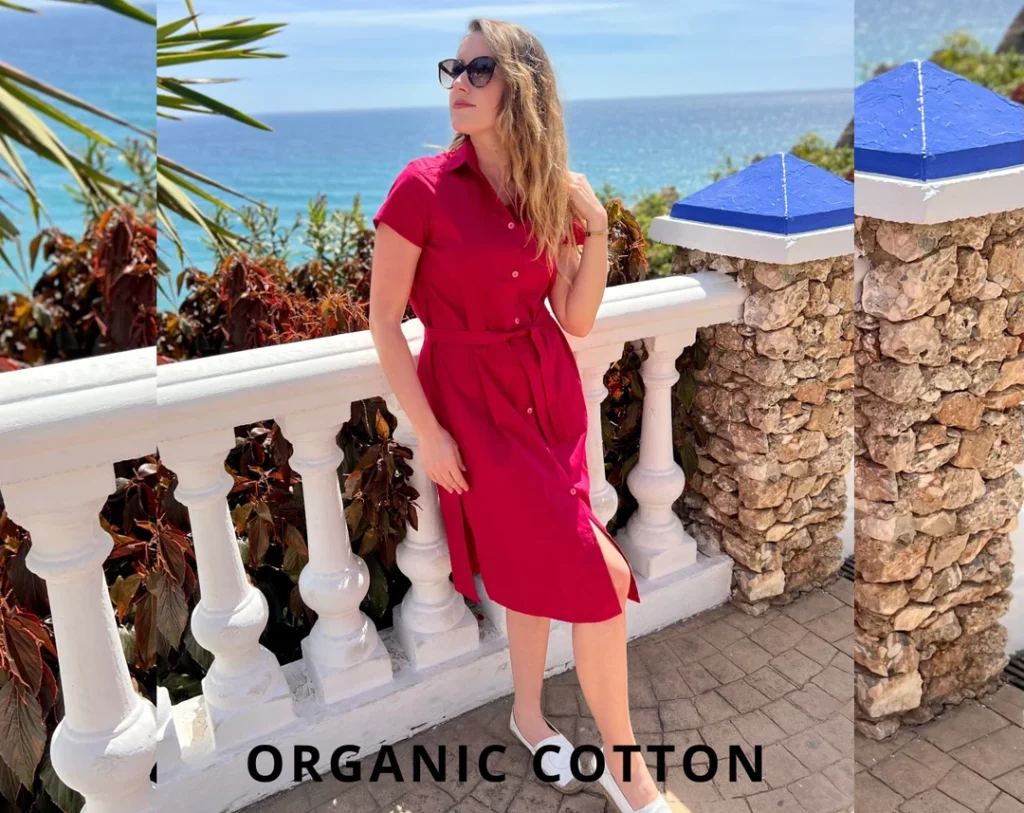 Organic Cotton Shirt Dress