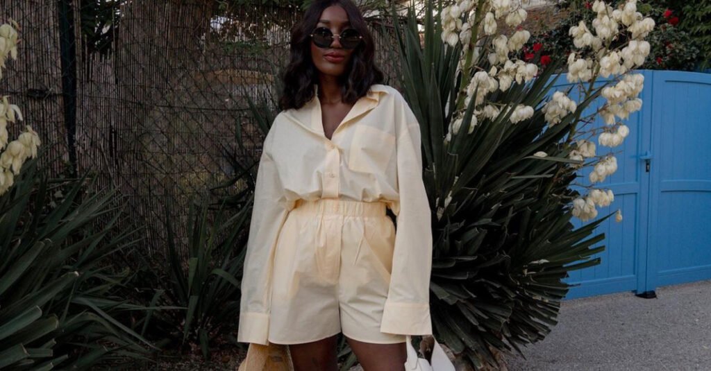 Linen Button-Down and Shorts Set