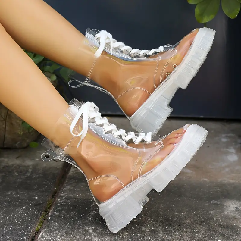 Transparent Futuristic Boots