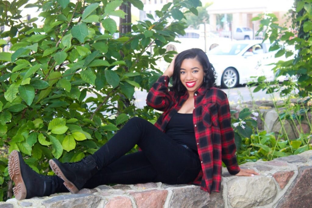 Basic Tank Top with Flannel Shirt and Jeans