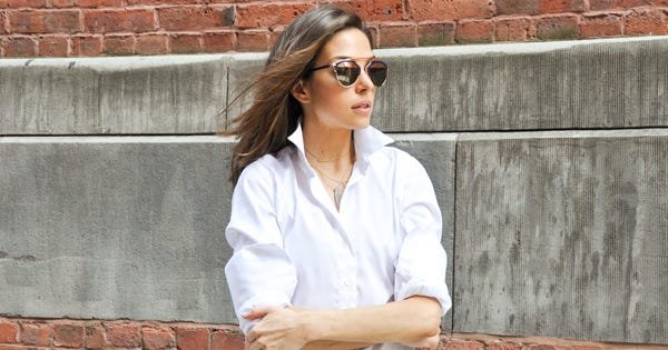 White Button-Down Shirt