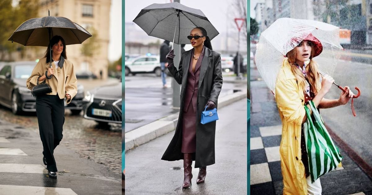 stylish in the rain