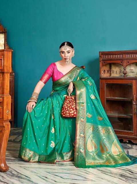 Banarasi Sarees with Statement Blouses
